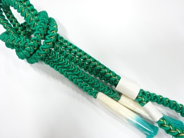 未使用品　正絹　手組帯締め